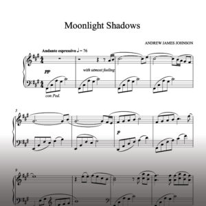 moonlight shadows notation