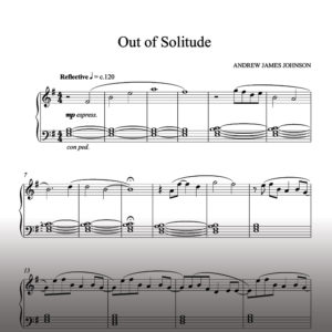 out of solitude notation