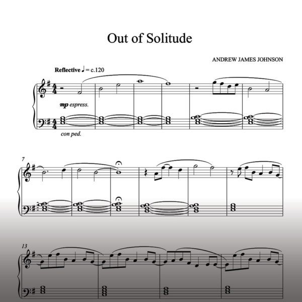 out of solitude notation