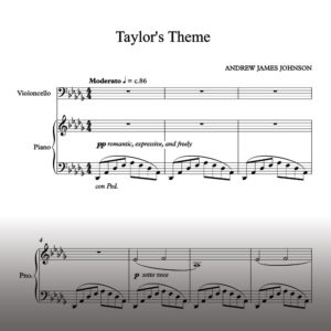 taylors theme notation