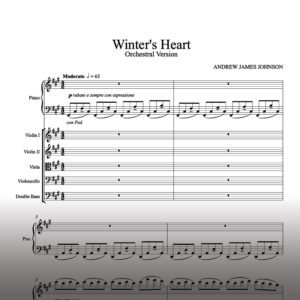 winters heart string orchestra notation